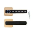 thumbnail image 1 of Smart Door Handle Fingerprint Password Remotely Unlock Digital Lock Tuya App Keyless Entry For Doors Smart Electronic Lock ,Integrated Smart Home, 1 of 8
