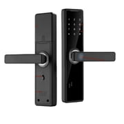 Smart Door Lock Biometric Fingerprint Remote Unlocking Keyless Card Password Lock Electronic Door Lock ,Enhanced Security