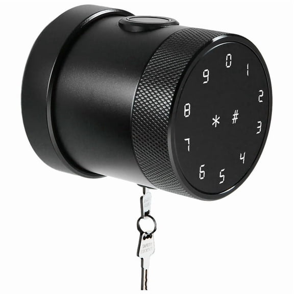 Smart Door Lock, Fingerprint Door Knob with Ways to Unlock, Biometric Digital Lock with App Control, Keypad, Key for Bedroom, Home, Hotel, Office (black)