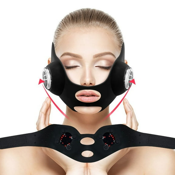 Smart Double Chin Face Lift Device, Facial Massager for Women, V Line Lifting Masks for Facial Contouring and Skin Firming