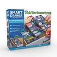thumbnail image 1 of Smart Drawer Organizer, 3-Tier Desk Drawer Organizer for Desk Storage, Jewelry, Kitchen Silverware, 1 of 7
