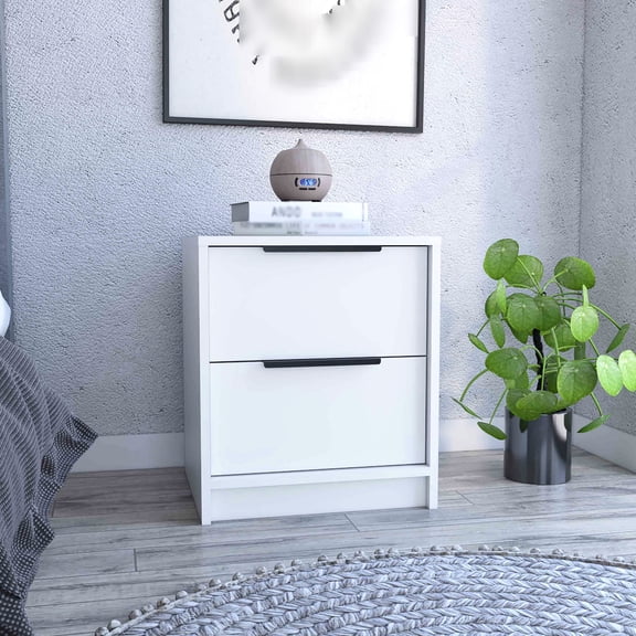Smart Drawer Storage / Bedroom Side Table Use / Durable Particle Build