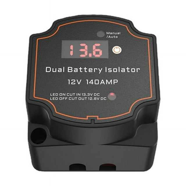 Smart Dual Battery Isolator 12V 140A Digital Voltage Sensitive Relay