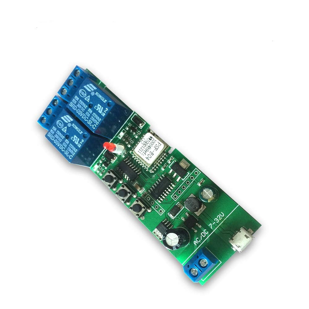 Smart Dual Channel Wi-Fi Relay Module for Home Automation 5V/12V 2CH ...