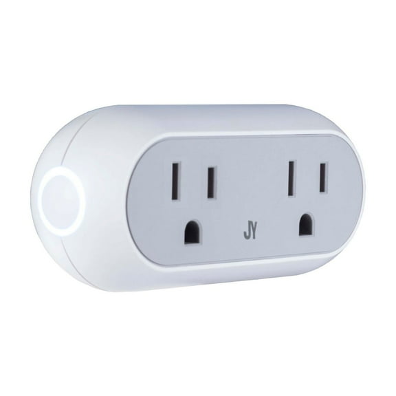 Smart Dual Plug - WiFi Remote App Control for Lights & Appliances; Compatible with Alexa and Google Home Assistant, No Hub Required