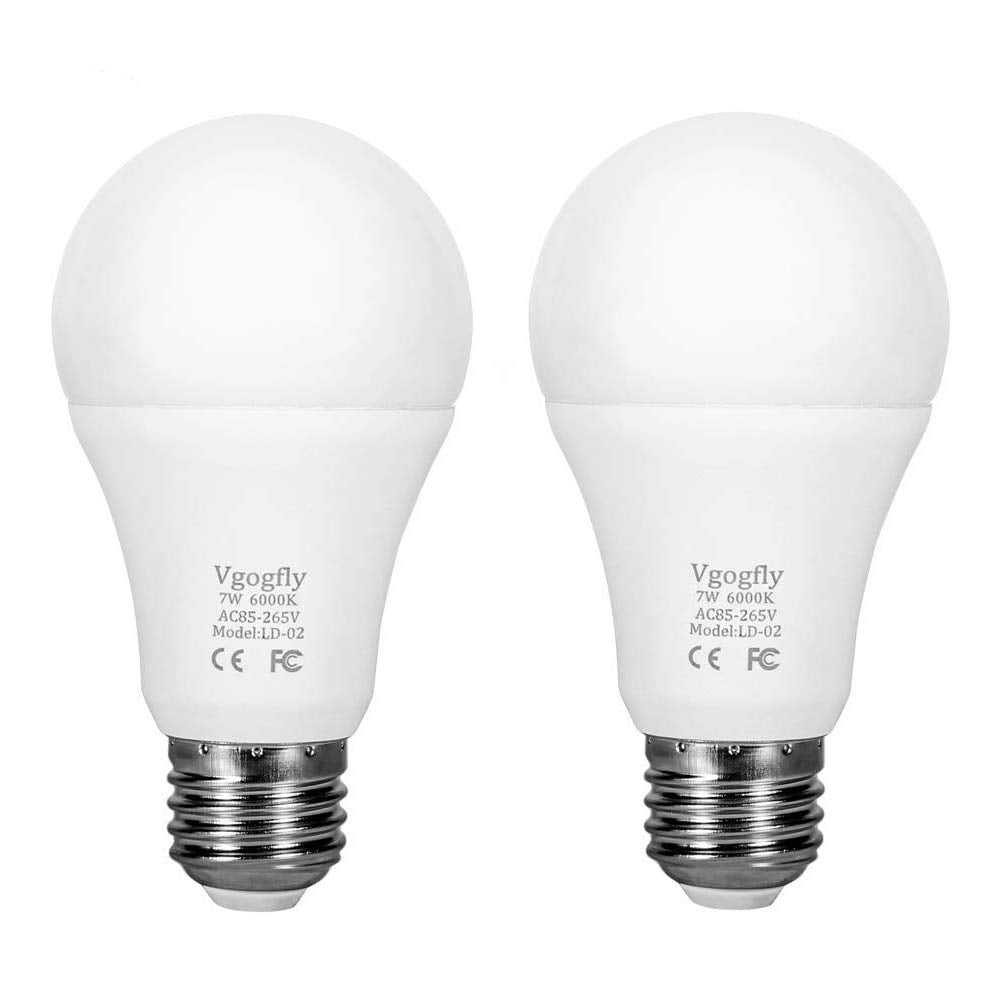 Smart Dusk to Dawn Light Bulb - Automated Photosensor LED Bulbs 7W E26 ...