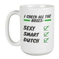 thumbnail image 1 of Smart Dutch, Netherlands Themed Ceramic Coffee & Tea Gift Mug (15oz), 1 of 3