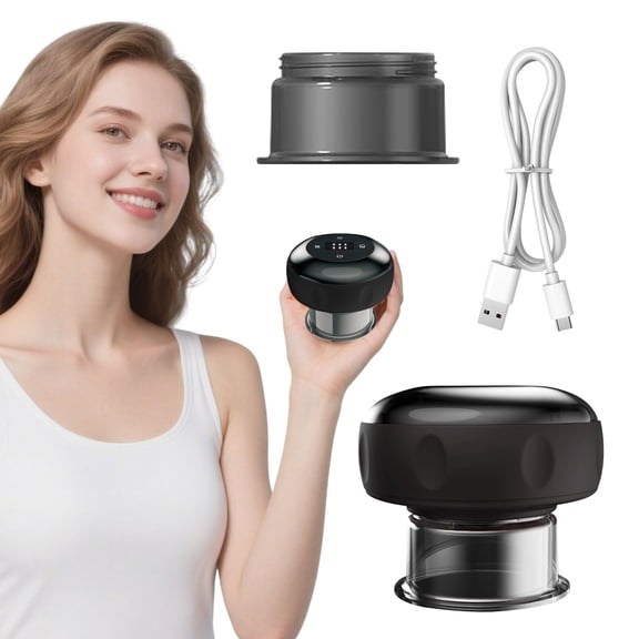 Smart Dynamic Cupping Device,Portable Vacuum Massage Tool for Relaxation,Multi-Functional Home & Travel Use, Great Holiday Gift Idea
