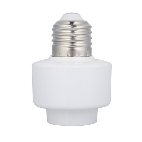 Smart E27 WiFi Light Socket Bulb Holder, Compatible with Android, iOS, Alexa, and Google Home