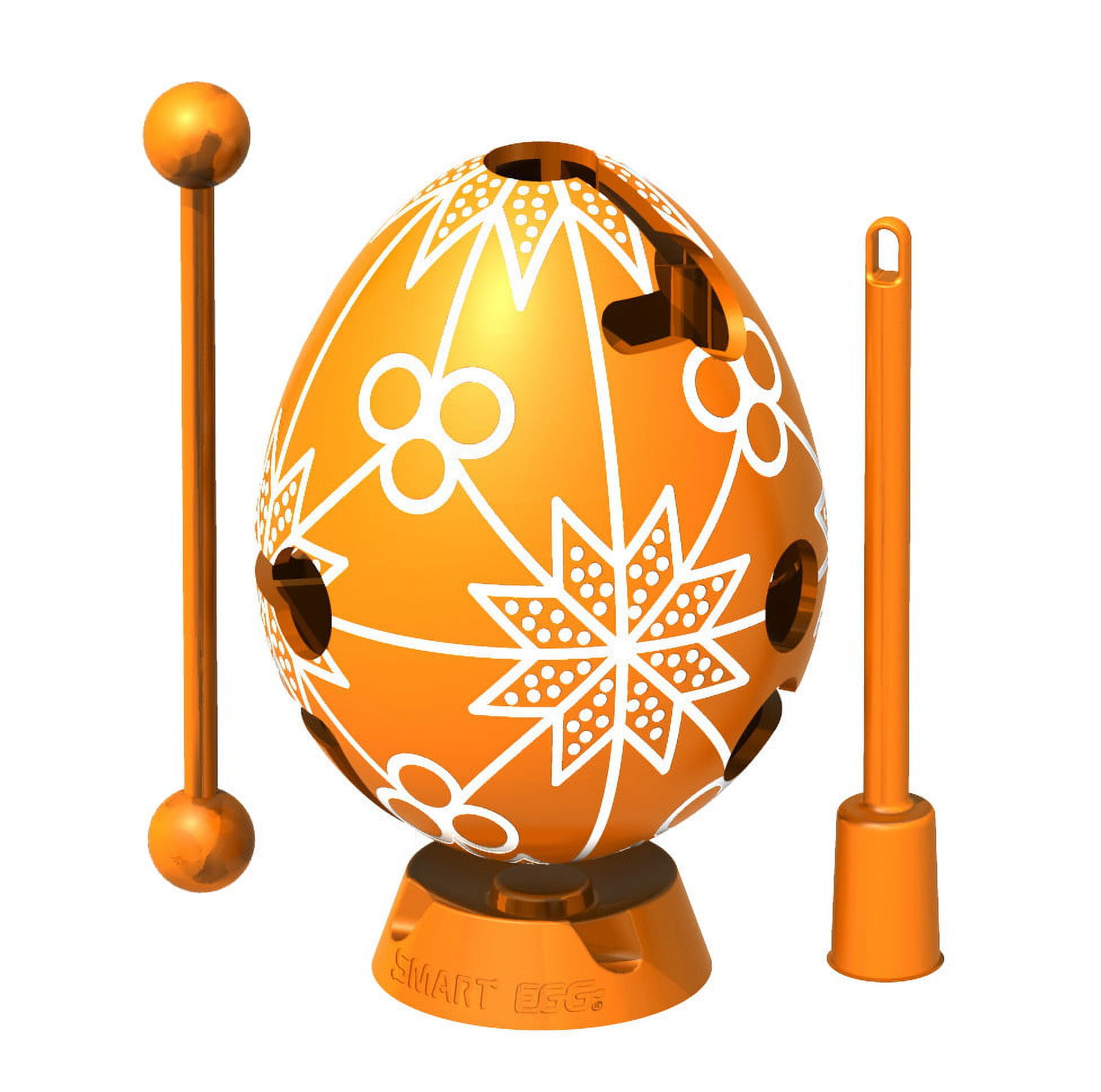 Smart Egg Orange Labyrinth Puzzle with Stand and Wand