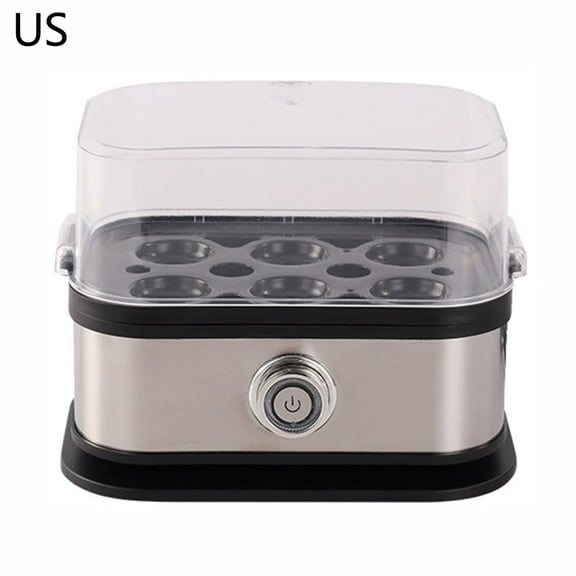 Smart Egg Cooker with Auto Shut, Effortless Egg Cooking with The Stainless Steel Egg Cooker, Multi-Function 6-in-1 Electric Rapid Egg Cooker For Hard/Soft/Medium Boiled