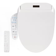 Kerde Smart Electronic Bidet Toilet Seat with Heated Seat and Dryer, Elongated White