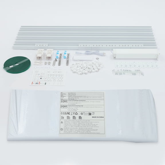 Smart Electric Curtain Track, Adjustable Aluminum Motorized Window Rail, US Plug, Quiet Automatic Curtain System