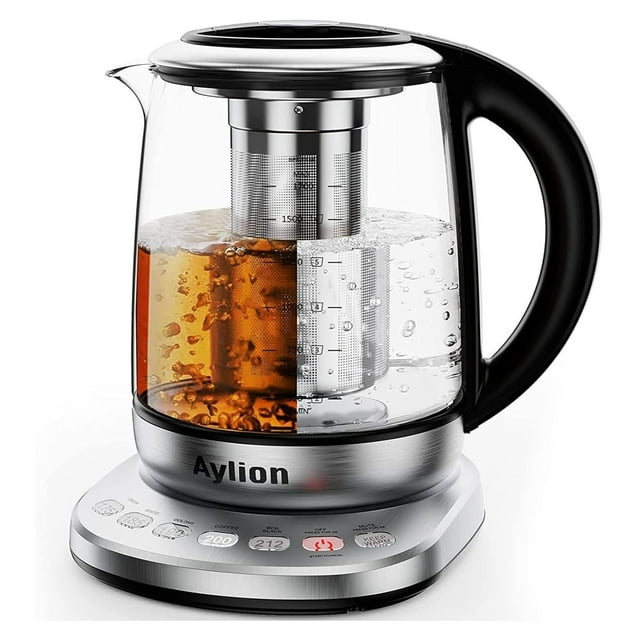 Smart Electric Kettle with Temperature Control, 5 Presets Electric Tea