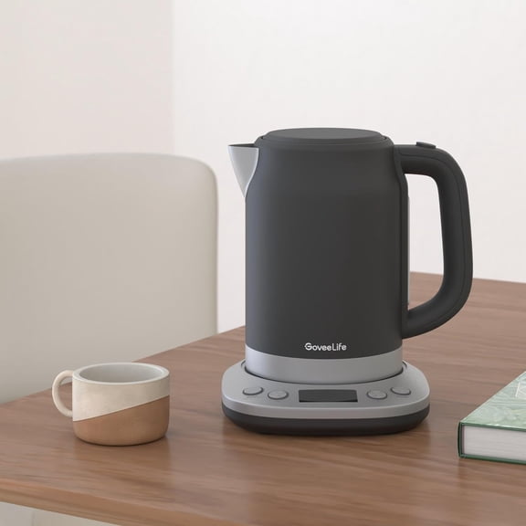 Smart Electric Kettle with WiFi Alexa Control, 1.7L Rapid Boil Stainless Steel Water Boiler for Tea Coffee Oatmeal