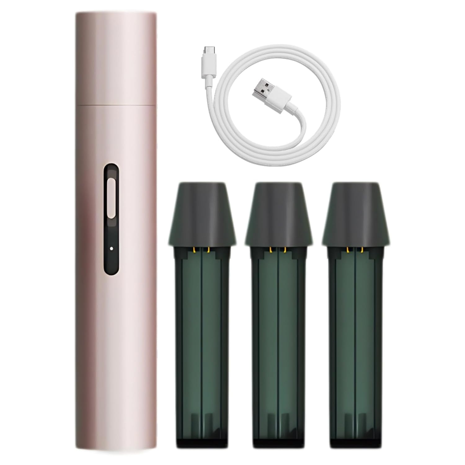 Smart Electric Oral Spray, Rechargeable Electronic Oral Care Fresh Mouth Mist Spray, Reusable Portable Breath Freshener, Sugar-Free Alcohol Free for Bad Breath, with 3 Flavors Spray Liquid (Pink)