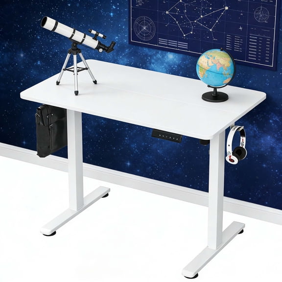 Smart Electric Sit Stand Table  Ergonomic Stand Up Desk with Customizable Splice Board, Multi-Functional Desk for Office, Studio, and Remote Work