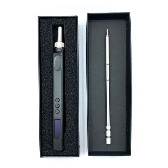 Smart Electric Soldering Iron Kit,Adjustable Temperature Portable Solder Welding Station Heat Pencil,Welding Tools