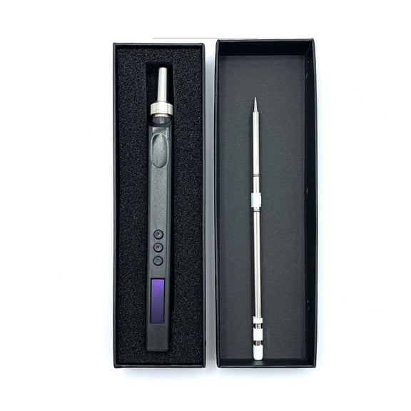 Smart Electric Soldering Iron Kit,Adjustable Temperature Portable Solder Welding Station Heat Pencil,Welding Tools