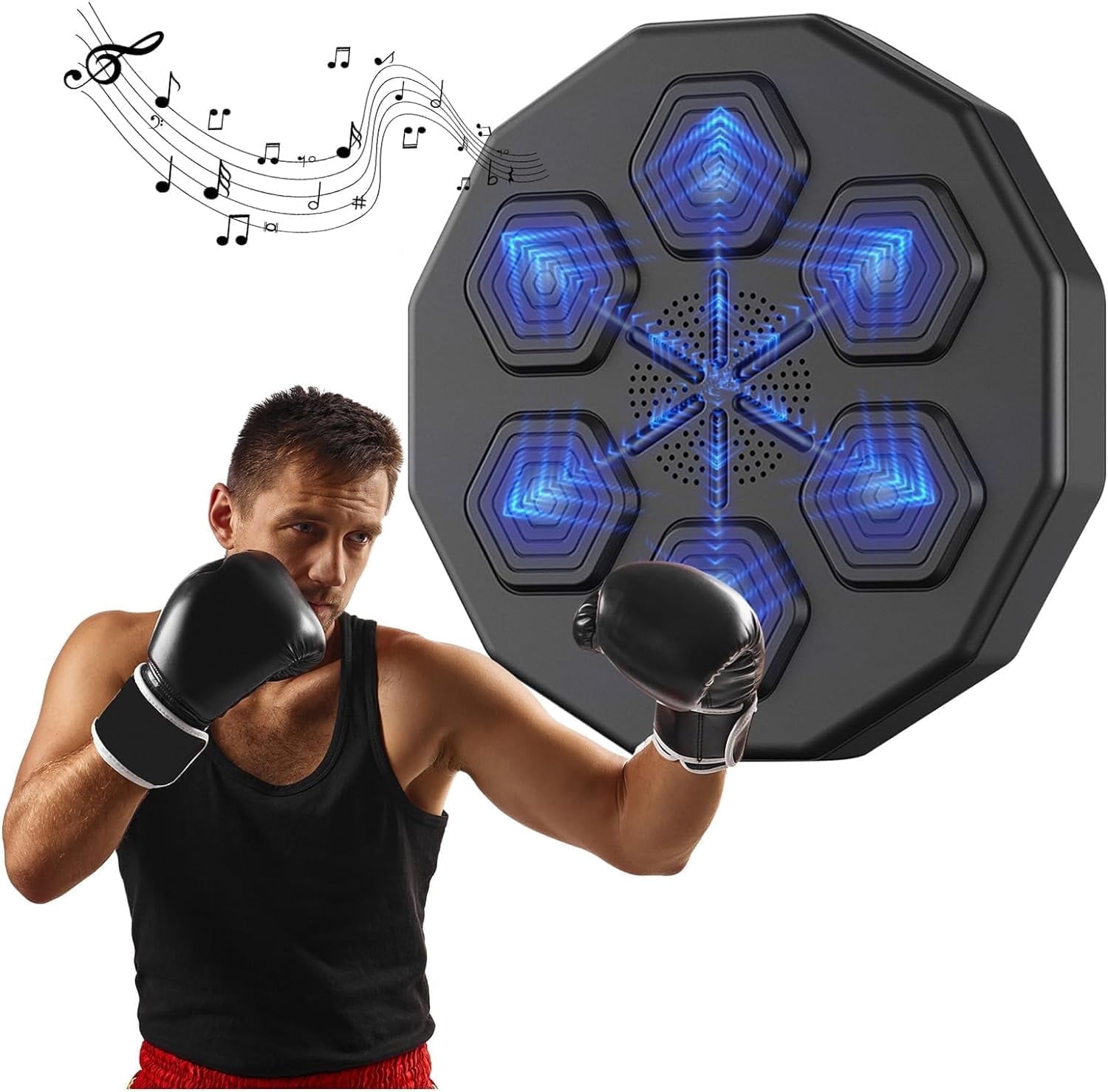 Wall Mounted Punch Machine Music Boxing Machine With APP Control - Smart AI Boxing Trainer With Light Sync For Home Gym Where To Buy