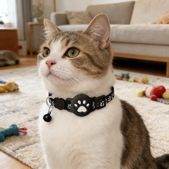 Smart Electronic Pet Collar with Dual-System GPS Tracker - Compatible Location Solution, Soft Silicone Material for Cats and Dogs