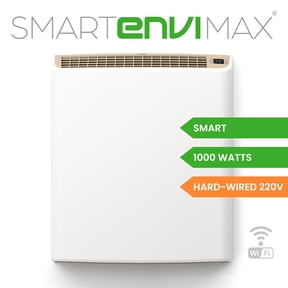 Smart EnviMAX 220v Hardwired Electric Panel Wall Heater - 1000 Watts (SM1022D)