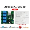 thumbnail image 1 of Smart FOR TUYA FOR ZigBee 4CH Relay Module Remote Voice Remote Control Switch, 1 of 5