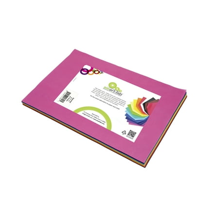 Smart-Fab Fabric Weatherproof Cut Sheet, 9 X 12 In, Assorted Color, Pack Of 45