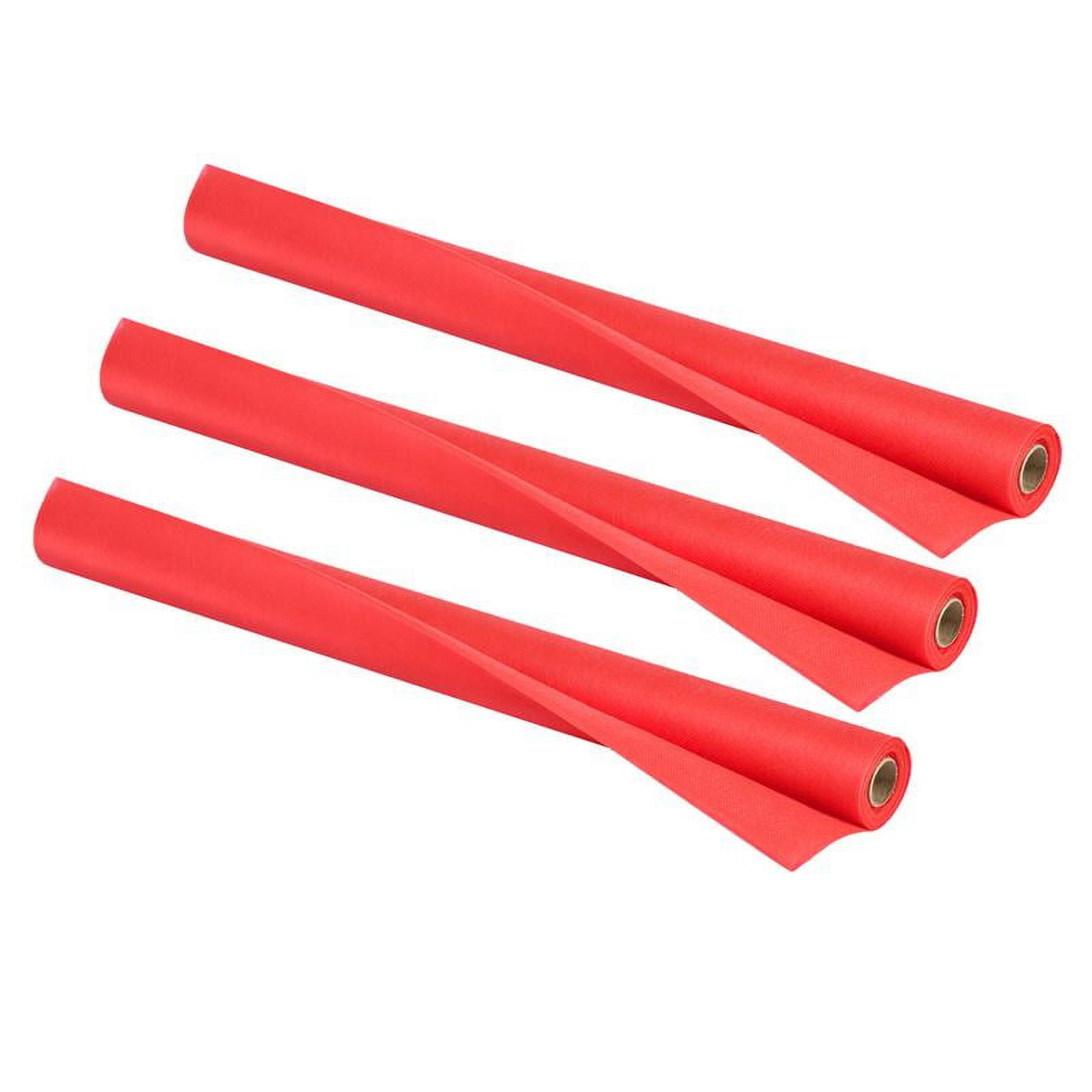 Smart Fab SMF1U382401860-3 Disposable Art & Decoration Fabric Roll, Red - 24 in. x 18 ft. - 3 Roll