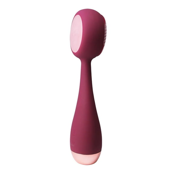 Smart Facial Cleansing Device with Silicone Brush & Rose Quartz Gemstone
