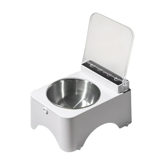 Smart Feeder With Infrared Sensor Automatic Lid Cat & Bowl Food Dispenser 22X16.6Cm Plastic Utility
