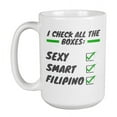 thumbnail image 1 of Smart Filipino, Philippines Themed Coffee & Tea Gift Mug (15oz), 1 of 3