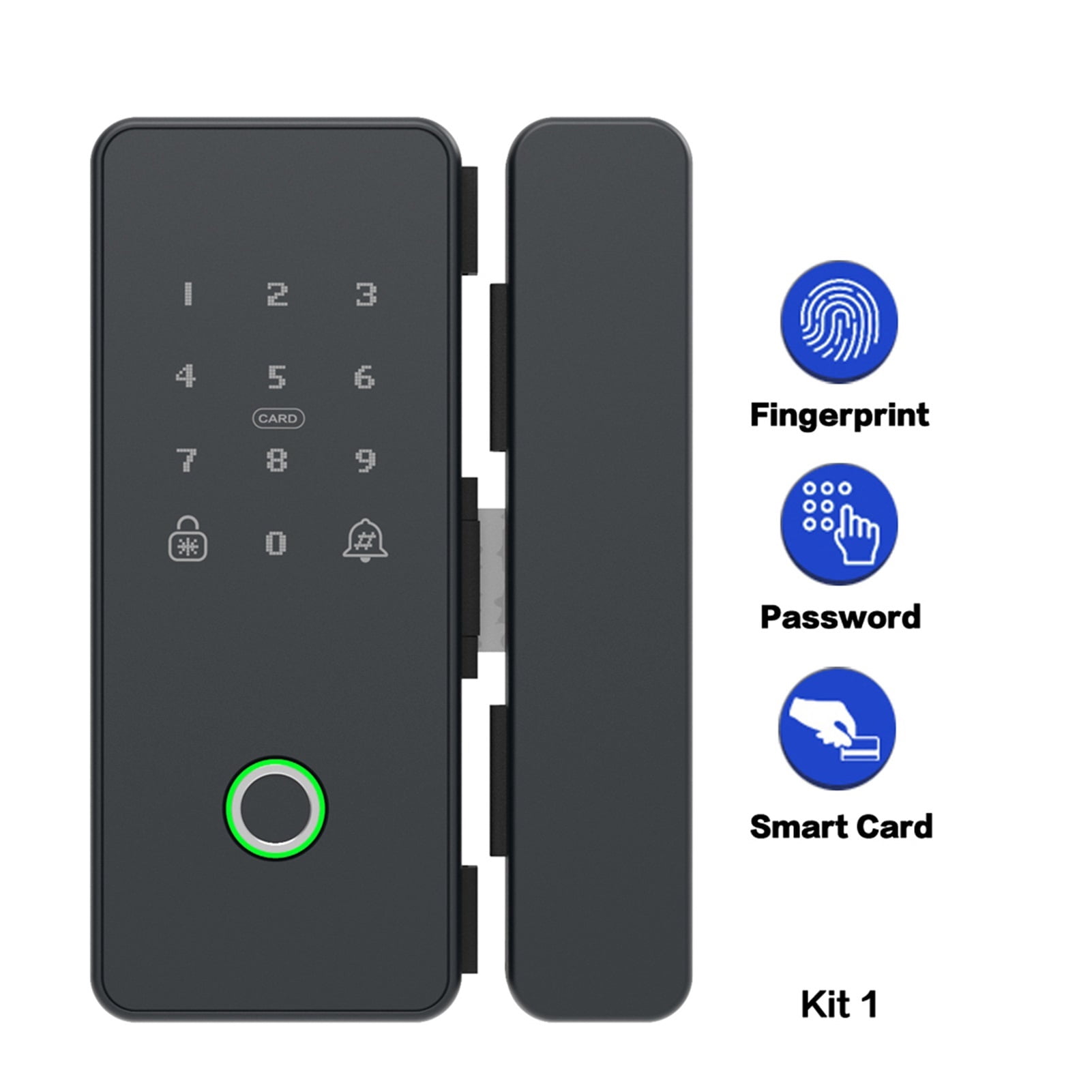 Smart Fingerprint Biometrics Card Password Number Code Lock For Home ...