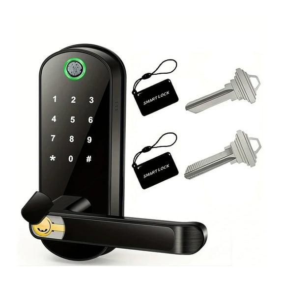Smart Fingerprint Door Lock App Remote Control Keyless WIFI Digital Touchscreen