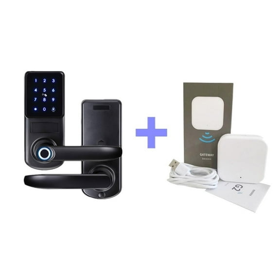 Smart Fingerprint Door Lock Deadbolt Lock APP Remote Control Open The Door With Key And Ic Card Smart Home