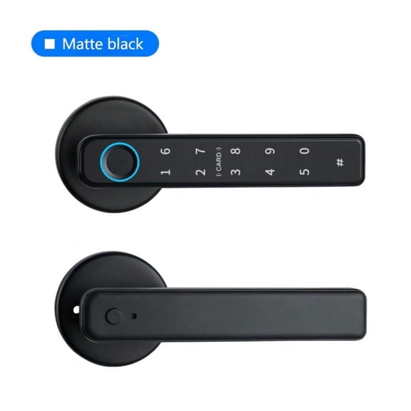 Smart Fingerprint Door Lock with Bluetooth & Phone Control, Auto-Lock, Anti-Theft Alarm, 180-Day Battery Life, for Home/Office/Hotel