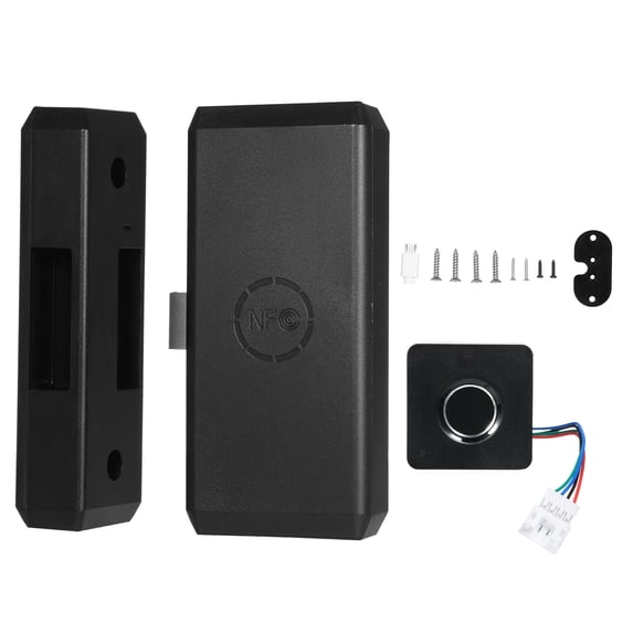 Smart Fingerprint Drawer Lock - Keyless - 0.5s Fast Unlock - Supports 20 Fingerprints - Baby Safety - Hidden Lock - Walmart Compliant
