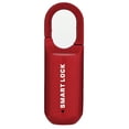 Smart Fingerprint Padlock Biometric Red for Luggage Suitcase Locker ...