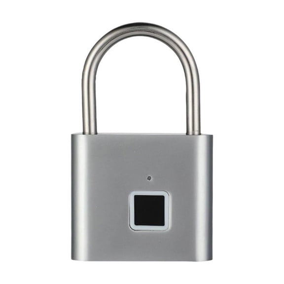 Smart Fingerprint Padlock Outdoor Waterproof 20 Fingerprints High Security Alloy Steel Keyless Entry Easy Unlock Durable for Gate Shed Locker