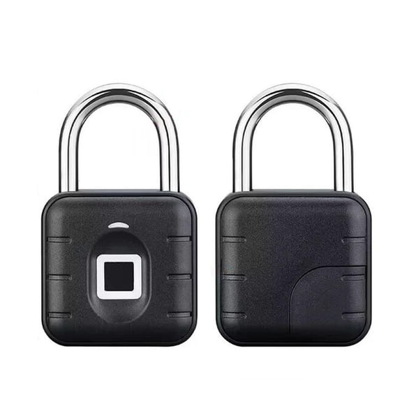 Smart Fingerprint Padlock Outdoor Waterproof Anti Rust Electronic Lock With USB Charging for Door Cabinet Gym Anti Theft Password Lock