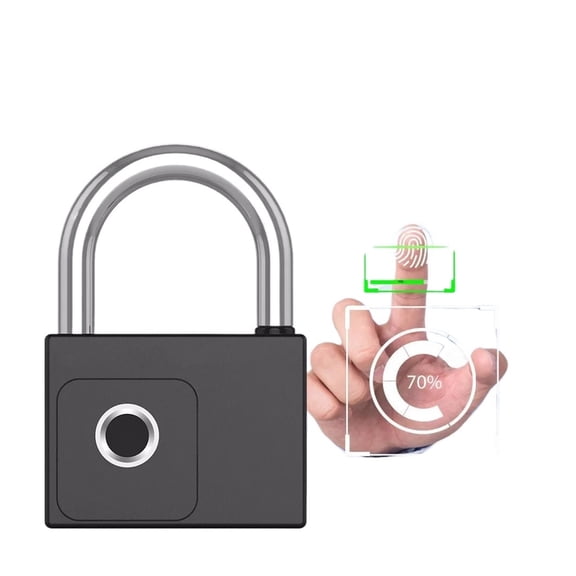 Smart Fingerprint Padlock Waterproof Bluetooth App Control for Locker and Gate ,Easy DIY Installation