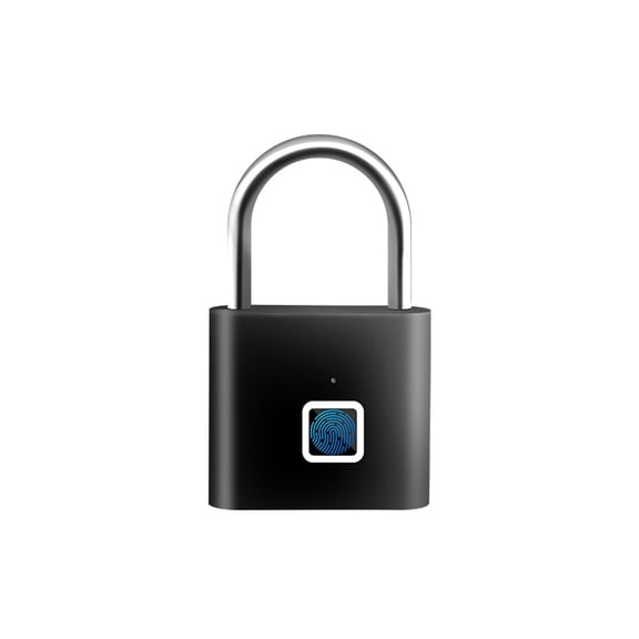 Smart Fingerprint Padlock Waterproof Keyless Door Lock USB Rechargeable Security for House Unlock ,Easy Installation