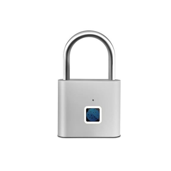 Smart Fingerprint Padlock Waterproof Keyless Door Lock USB Rechargeable Security for House Unlock ,Quick Installation