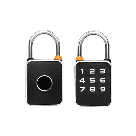 Smart Fingerprint Password Padlock 3 in 1 Biometric Keyless Lock for Gym Locker ,Easy DIY Installation