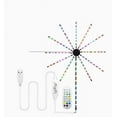 thumbnail image 1 of Smart Firework Led Lights USB Powered Room Decor, Color Changing Fireworks Led Lights Indoor for Bedroom with Launch Burst Effect, Strip Lights Control for New Year Party Decor, 1 of 7