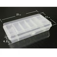 thumbnail image 1 of Plastic 2 Tray Compartments Fishing Tackle Box Two-Sided Storage CaseB, 1 of 3