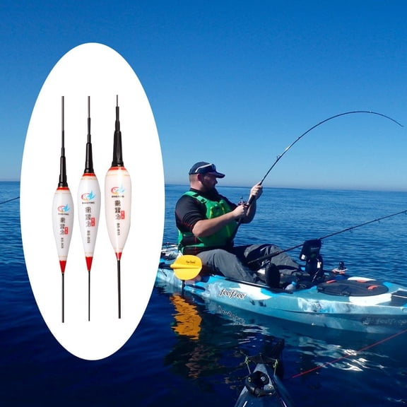 Smart Fishing Float Bite Alarm with LED Light and Batteries