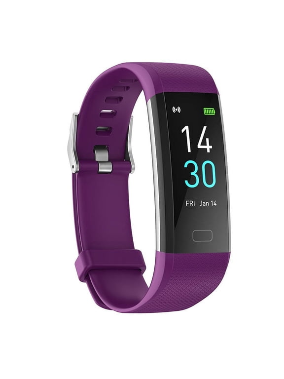 Smart Fitness for Men and Women Monitor Temperature Blood Pressure ,purple