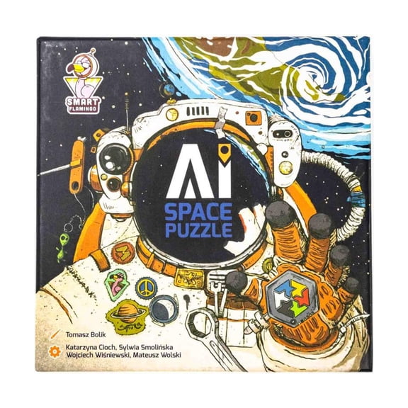 Smart Flamingo AI Space Puzzle New