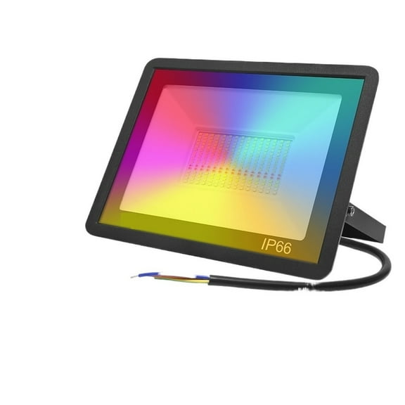 Smart Floodlight LED Reflector Outdoor Lighting 30W 50W 100W RGB Dimmable Warm Cold White Light Support ,Brings Out Natural Colors